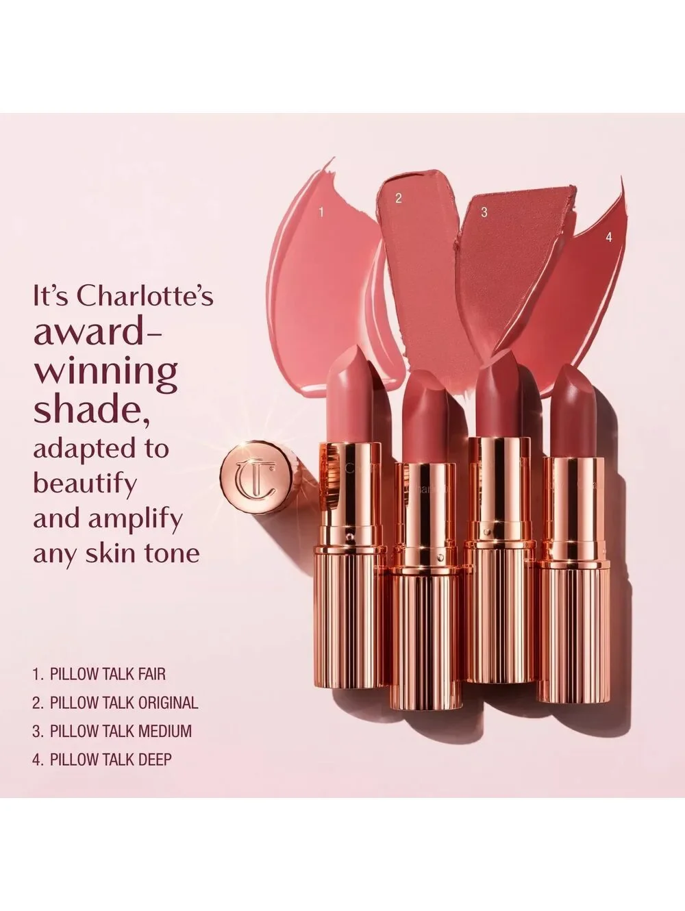 Charlotte Tilbury • Matte Revolution Lipstick • Pillow Talk Medium • New in Box